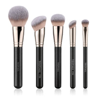 5-piece full face makeup brush set