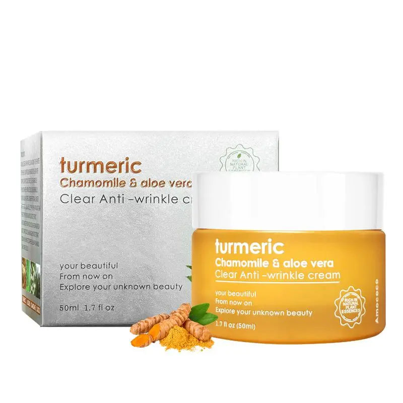 Turmeric moisturizing face cream, 50 g jar