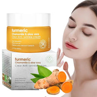 Turmeric moisturizing face cream, 50 g jar