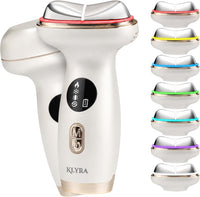Hot & Cold Gua Sha Face Neck Lymphatic Massager, 7-In-1 Red Light Therapy, Facial Sculpting Tool, Depuffing Wand, Electric Microcurrent Device for Skin Tightening, Lifting, Firming, Skincare