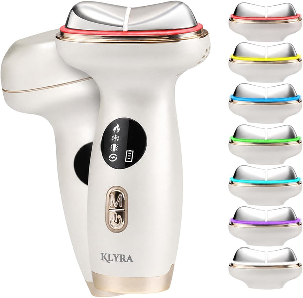 Microcurrent gua sha wand with warm and cool modes