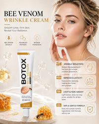 Bee venom moisturizing facial balm jar
