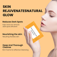 Turmeric and kojic acid cleansing set