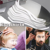 30 Pcs Shower Face Eye Shield after Surgery, Disposable Clear Plastic Eye Shield for Showering, Haircut Hairspray, Shower Visor for Adults Lash Aftercare for Salon Supplies Eyelash Extensions