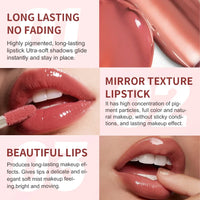 High shine waterproof lip gloss in raspberry