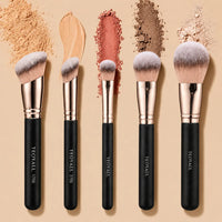 5-piece full face makeup brush set