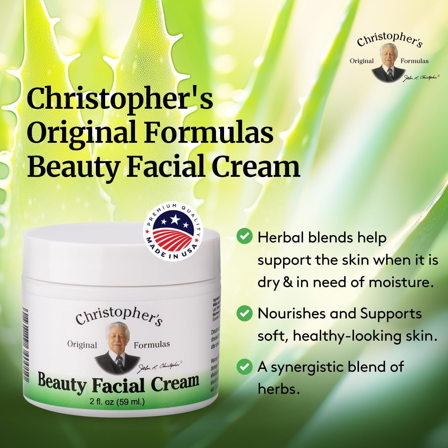 Beauty Facial Cream, 2 Oz (2 Pack)