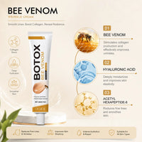 Bee venom moisturizing facial balm jar