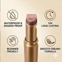 Three-color one-step eyeshadow stick