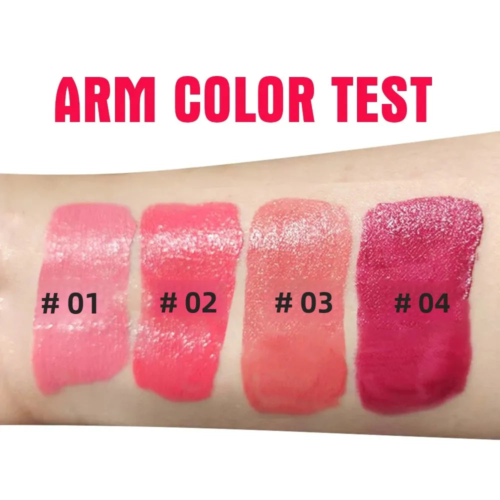 High Shine Lip Gloss Waterproof Smudge Proof Extended Wear Hydrating Raspberry Flavor Colorfast Lip Glaze
