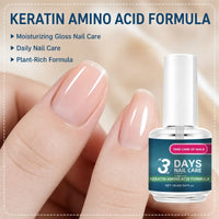 Keratin and amino acid nail strengthener, three-pack