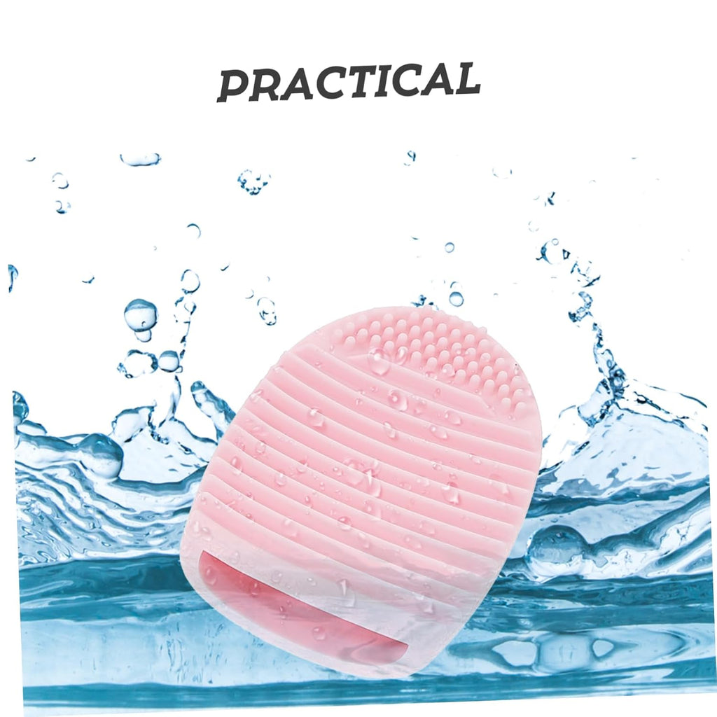6Pcs Silicone Beauty Brush Flexible Makeup Brush Cleaner Pad for Efficient Beauty Tool Cleaning Mixed Colors Suitable for Home and Salon Use