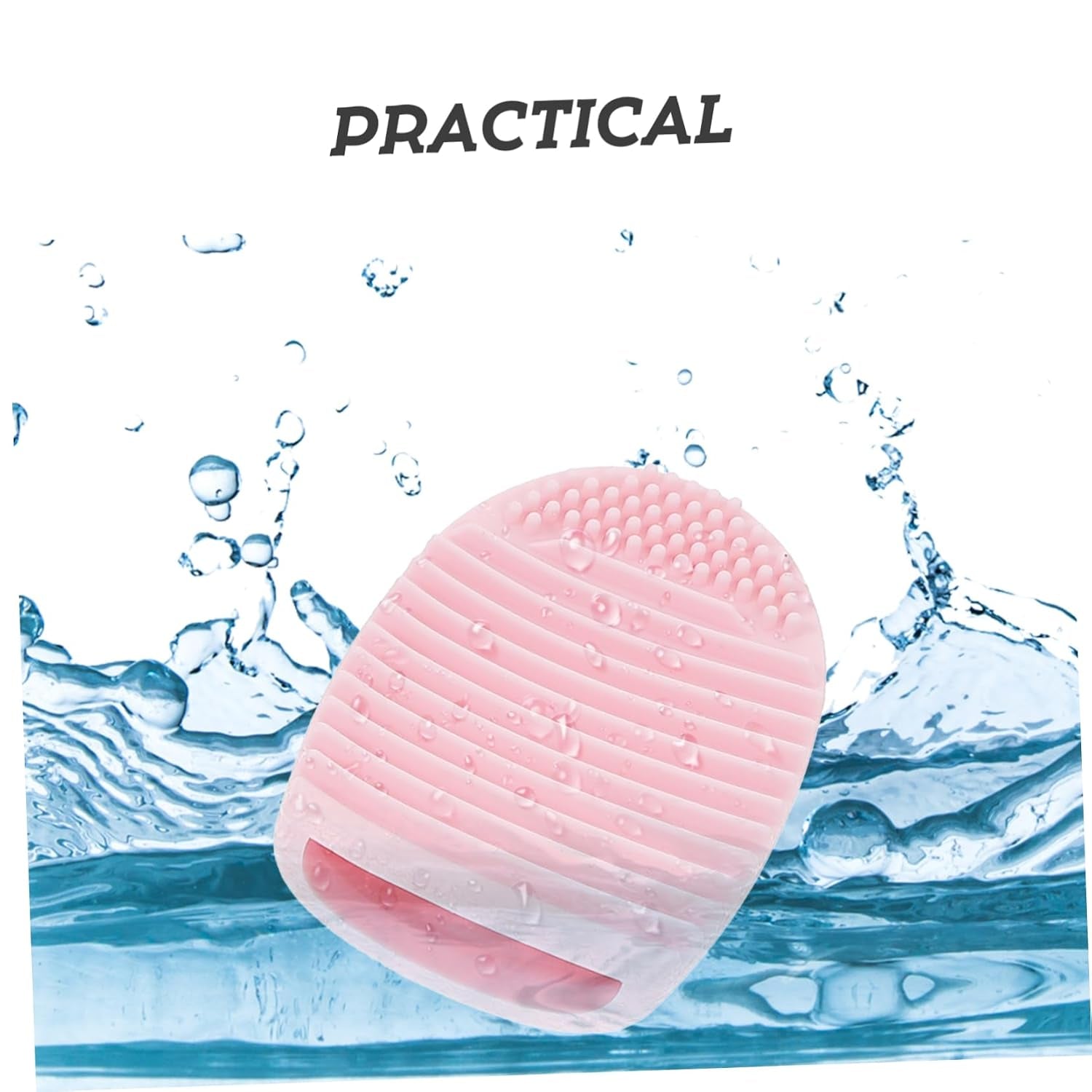 6Pcs Silicone Beauty Brush Flexible Makeup Brush Cleaner Pad for Efficient Beauty Tool Cleaning Mixed Colors Suitable for Home and Salon Use