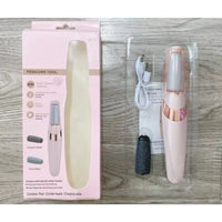 Rechargeable electric callus remover for feet