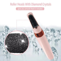 Rechargeable electric callus remover for feet