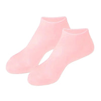 Silicone moisturizing foot socks for dry, cracked feet