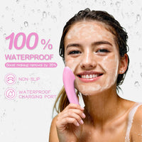 Rechargeable silicone facial cleansing brush