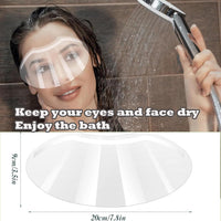 30 Pcs Shower Face Eye Shield after Surgery, Disposable Clear Plastic Eye Shield for Showering, Haircut Hairspray, Shower Visor for Adults Lash Aftercare for Salon Supplies Eyelash Extensions