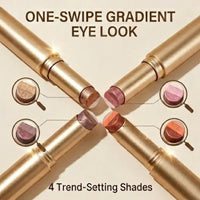 Three-color one-step eyeshadow stick