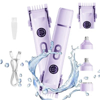 Rechargeable 2-in-1 bikini and body trimmer