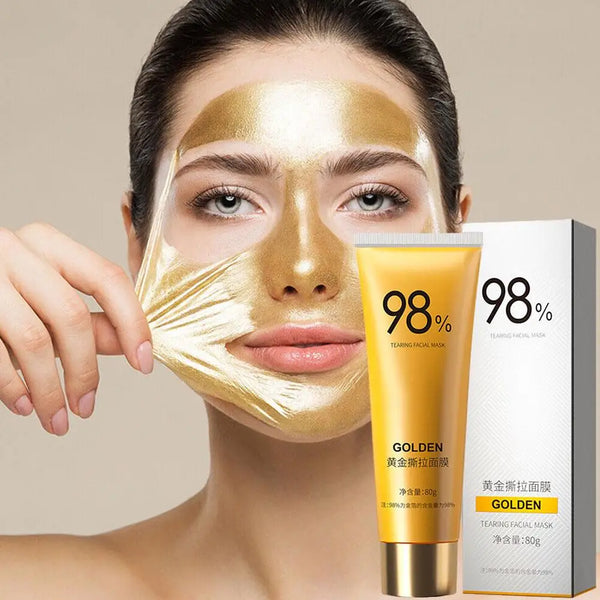 Gold peel-off face mask, 80 g jar
