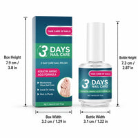 Keratin and amino acid nail strengthener, three-pack