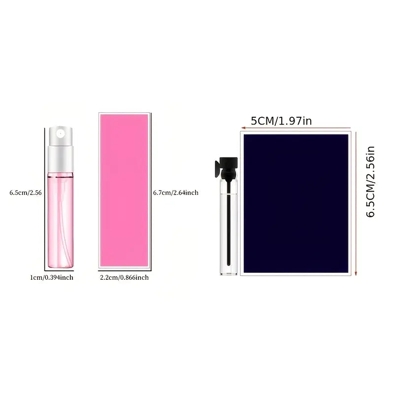 Random 30 PCS Mini Perfume Set, Assorted Travel Size Fragrance Vials with Floral, Fruity, Woody & Musk Scents, Portable Daily Scent Gift Set for Perfume Lovers