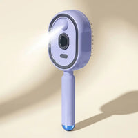 Electric aromatherapy mist massage comb