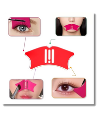 4-in-1 Nose Contour & Eyeliner Stencil – Flawless Symmetry, Zero Frustration