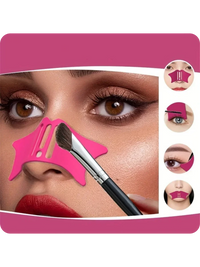 4-in-1 Nose Contour & Eyeliner Stencil – Flawless Symmetry, Zero Frustration